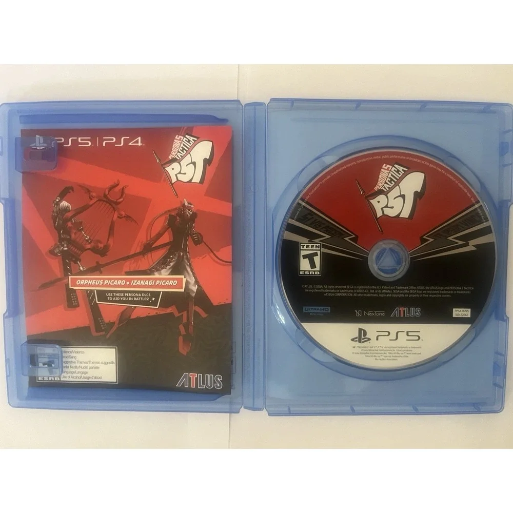 Sega Persona 5 Tactica PS5 Sony PlayStation 5 Excellent RPG 2023 Physical Disc
